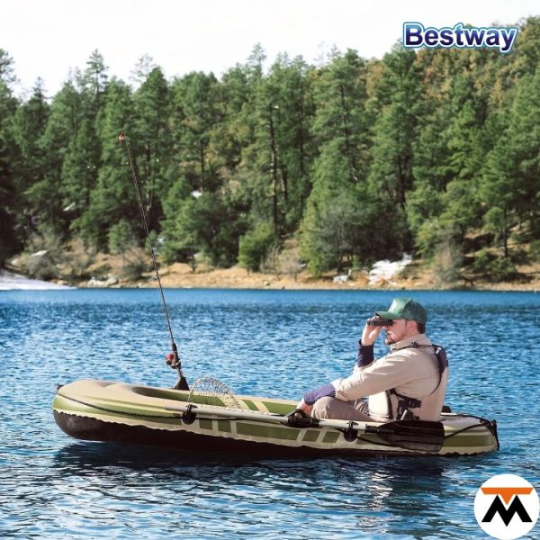 Bote Inflable Voyager 300 Con Remos Aluminio