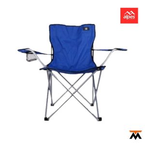 Silla Plegable Alpes Camping Con Apoyabrazos
