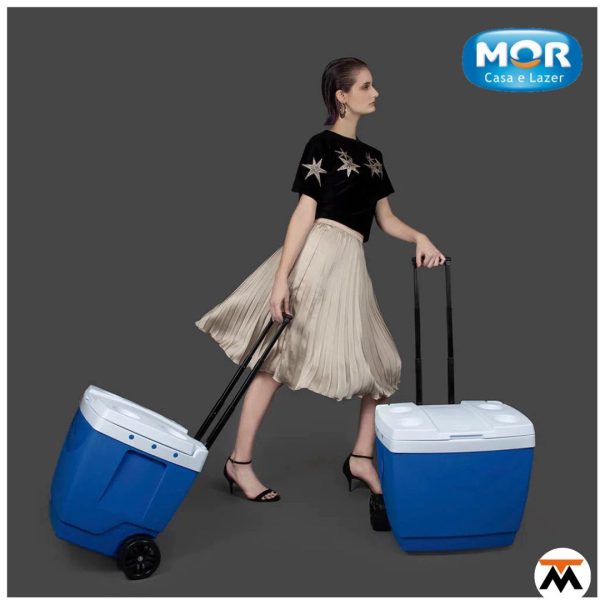 Conservadora Mor 42 Litros con Manija y Ruedas