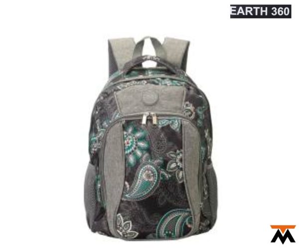 Mochila Earth 360 motivo arabesco o camuflada de 42 cm 