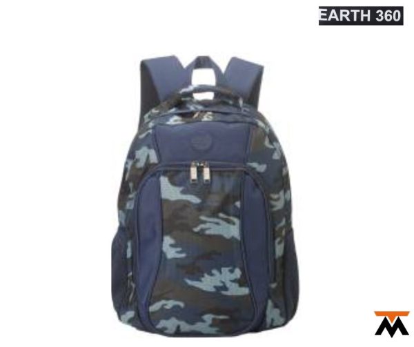 Mochila Earth 360 motivo arabesco o camuflada de 42 cm 