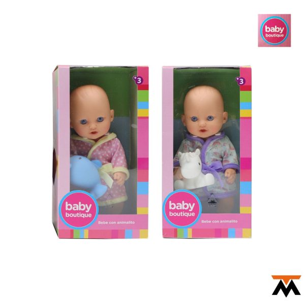 Muñeca con Animalito Baby Boutique