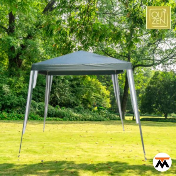 Gazebos Fijos Verde Rafia 2,40 X 2,40 mts