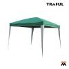 Gazebo Fijo Traful 3 x 3 x 2,50 Mts. Verde Blanco