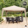 Gazebo Travesía Plegables 3 x 3 más Poliéster Beige
