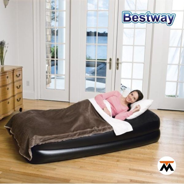 Colchón Inflable 1 Plaza y Media Somier Bestway Twin 