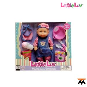 Muñeca Baby Little Luv con accesorios