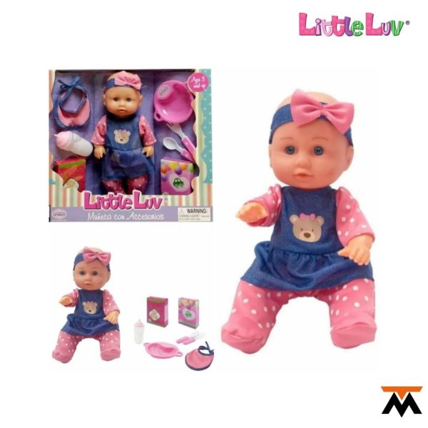 Muñeca Baby Little Luv con accesorios