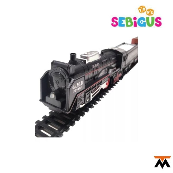 Pista De Tren Sebigus Con Vagones Luz Y Sonido