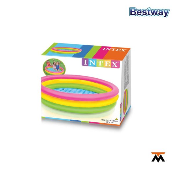 Pileta Inflable INTEX SUNSET GLOW 125 X 25 cm 131 litros