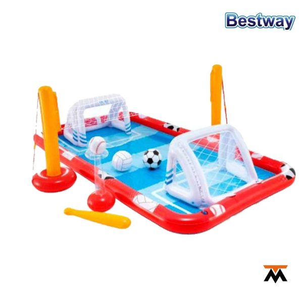 Pileta Centro Multideportivo acuático inflable de juego Intex