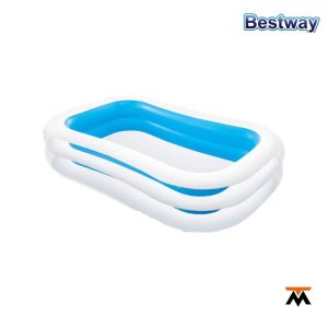 Pileta Inflable familiar celeste 262x175x56 Cm