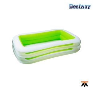 Pileta Inflable familiar verde  262x175x56 Cm